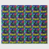 男子体操リングや輪 ラッピングペーパー (フラット)