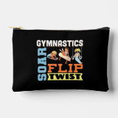 男子体操引用文 – ソールフリップツイスト アクセサリーポーチ (正面)