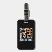 男子体操引用文 – ソールフリップツイスト ラゲッジタグ (正面縦)