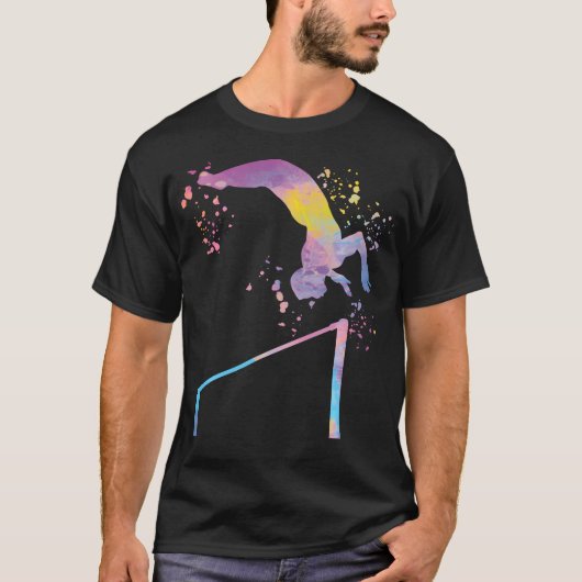 男子体操競技用水平棒 Tシャツ (正面)