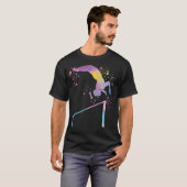 男子体操競技用水平棒 Tシャツ (正面フル)