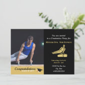 男子体操競技 現代写真 卒業クラス 2022 招待状 (スタンド正面)