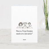 男子初の誕生日カップケーキカード カード (裏面)