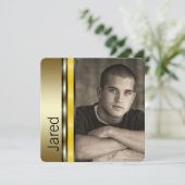 男子卒業発表 招待状 (スタンド正面)