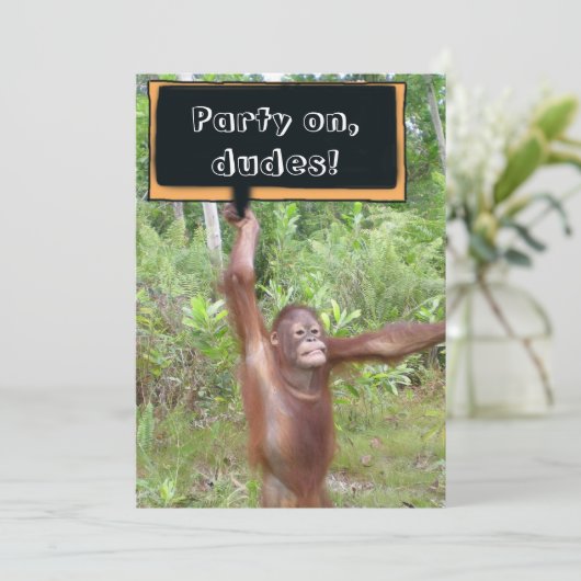 男子夜の外出 招待状 (スタンド正面)