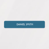 男子学校保育園名ラベル ラベル (デザイン1)