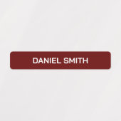 男子学校保育園名 ラベル (デザイン1)