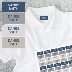 男子学校保育園名 ラベル