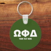 男子学生の社交クラブまたはギリシャ文字のソロリティのキーチェーン キーホルダー (正面)