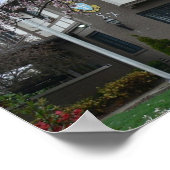 男子学生の社交クラブハウスプリント ポスター (角)