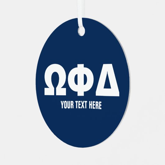 男子学生の社交クラブ撮影付きオーナメントカスタム メタルオーナメント (正面左)