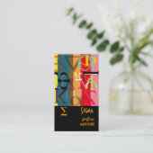 男子学生の社交クラブ/ソロティ·プロファイル·カード コーリングカード (スタンド正面)