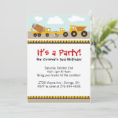 男子建設トラックの招待状 招待状 (スタンド正面)