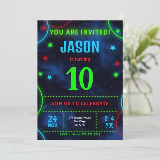 男子招待状 招待状 (スタンド正面)