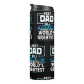 男子最高の父パパ世界一 タンブラー (回転右)