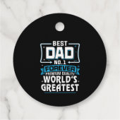 男子最高の父パパ世界一 フェイバータグ (裏面)