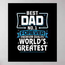 男子最高の父パパ世界一 ポスター