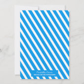 男子用のボウリング誕生日招待状 招待状 (裏面)