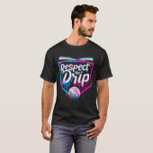 男子用アイスクリームドリップリスペクト Tシャツ (正面フル)