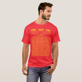 男子社会信用スコア第1条改正が検出される Tシャツ (正面フル)