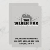 男子誕生日の招待状 招待状 (正面/裏面)