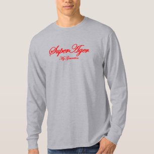 男子賭すごいけ長袖Tシャツ Tシャツ