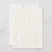 男子部族の角の秋のベイビーシャワーの招待状 招待状 (裏面)