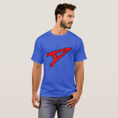 男子飛んでいるTシャツ Tシャツ (正面フル)