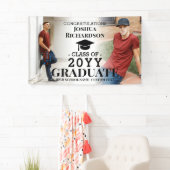 男子高校カスタム卒業2写真 横断幕 (インサイチュ)