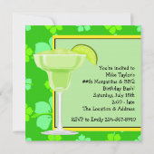 男子BBQマルガリータビーチバースデーパーティー 招待状 (裏面)