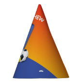 男子1歳の誕生日スポーツボール パーティーハット (右)