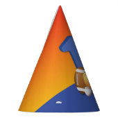 男子10誕生日スポーツボール パーティーハット (左)