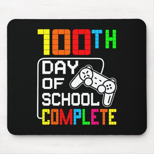 男子100日目の学校 ビデオゲーム完全版 マウスパッド (正面)