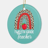 男子12年生先生女子新学期 セラミックオーナメント (左)