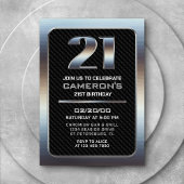 男子21歳招待状 招待状