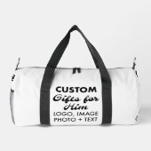 男子30Lスポーツダッフェルバッグカスタムギフトfor He ダッフルバッグ (裏面)