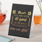 男子60誕生日 台座サイン (インサイチュ)