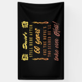 男子60誕生日 横断幕 (縦)