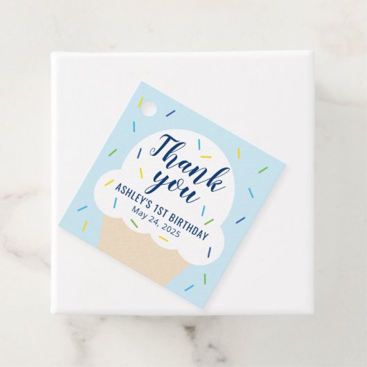 男子 アイスクリームパーティー 景品タグ フェイバータグ (インサイチュ)