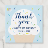 男子 アイスクリームパーティー 景品タグ フェイバータグ (正面)