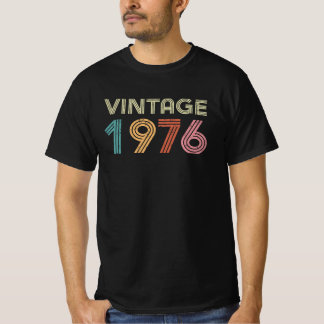 男子/ユニセックス「ヴィンテージ1976」 Tシャツ