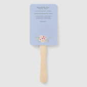 男子 洗礼 プログラム ファン - テンプレート欄付き (裏面)