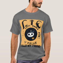 男子Tシャツこんにちは