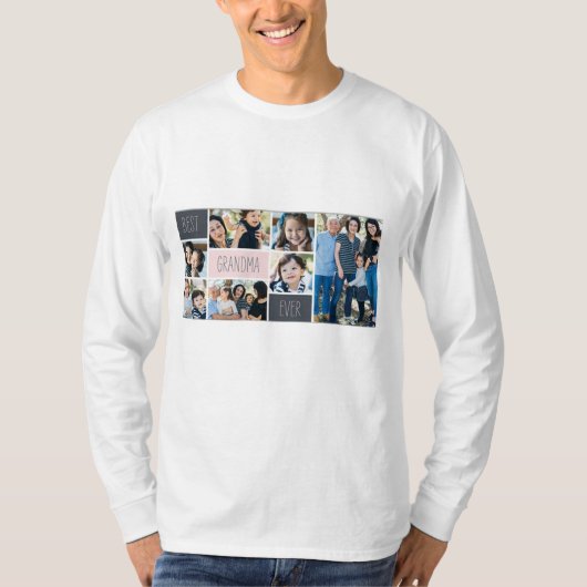 男子Tシャツのおばあちゃんのプレゼント Tシャツ (正面)