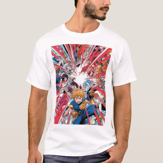 男子Tシャツアニメ Tシャツ (正面)