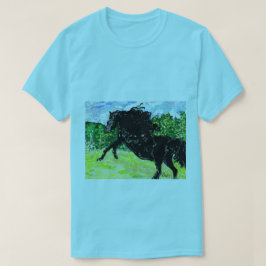 男子Tシャツブラックスタリオンサンダー Tシャツ