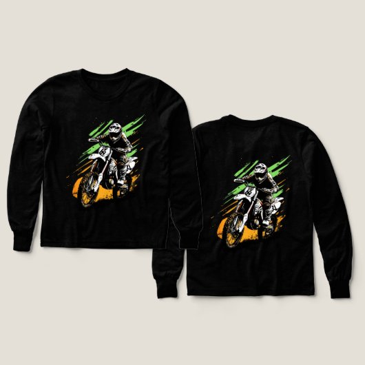 男子Tシャツ (デザイン 正面&背面)