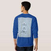 男子Tシャツ スウェットシャツ (裏面フル)