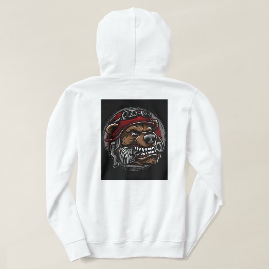 男子Tシャツ パーカ (デザイン裏面)