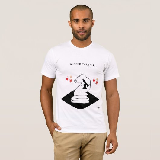 男子Tシャツ/勝者が全てを奪う Tシャツ (正面フル)